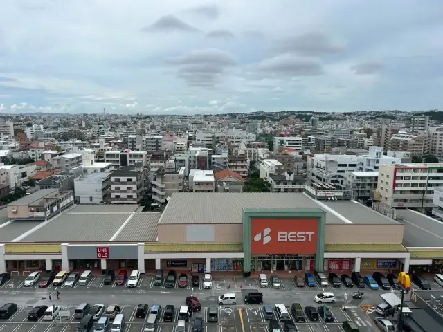 バルコニーからの眺め正面方向