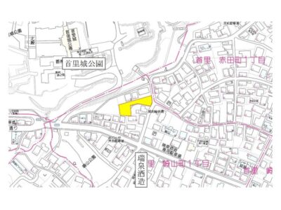 首里崎山町1丁目売地-地図