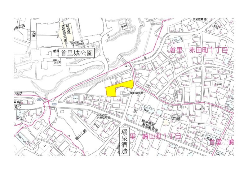 首里崎山町1丁目売地-地図